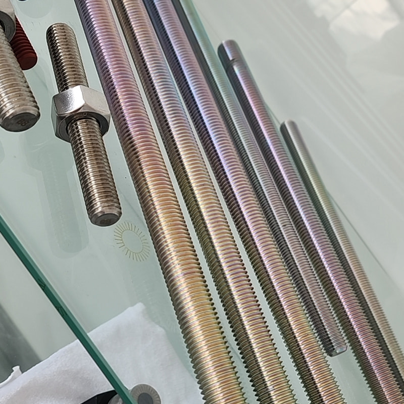Legert stål M27*300 PTFE / Dacromet Coating B7 gjengestenger Legert stål M27*300 PTFE / Dacromet Coating B7 gjengestenger