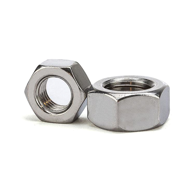 DIN934 M1.2 rustfritt stål 304 sekskantmuttere