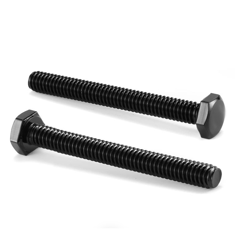 SS304 A2-70 svart oksid helgjenget sekskantbolt DIN 933 SS304 A2-70 svart oksid helgjenget sekskantbolt DIN 933