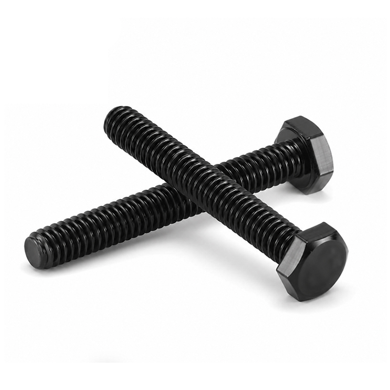 SS304 A2-70 svart oksid helgjenget sekskantbolt DIN 933 SS304 A2-70 svart oksid helgjenget sekskantbolt DIN 933